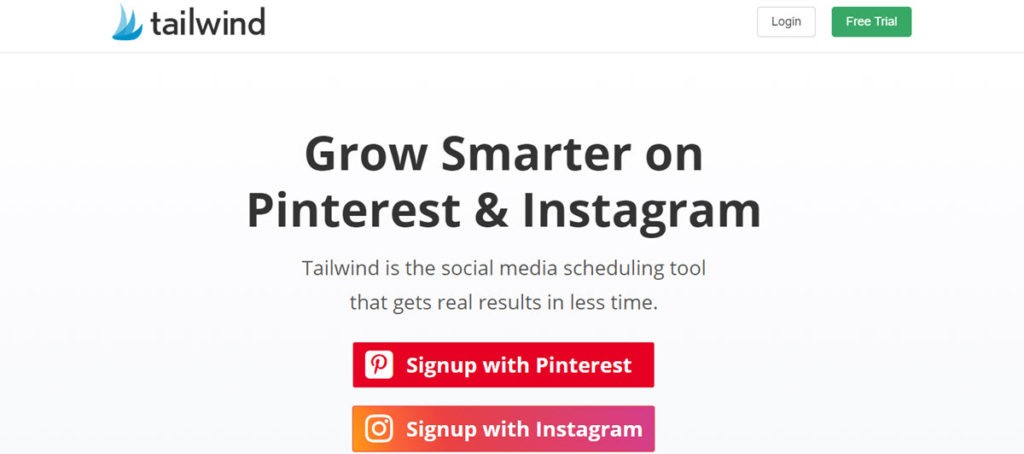 tailwind homepage